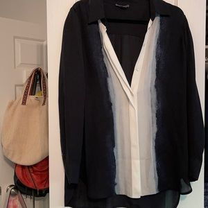 VINCE Tie-Dye Button Down